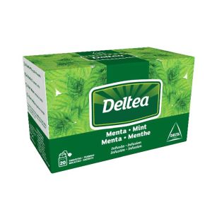 Chá Verde Delta Deltea Menta, 20 Saquetas