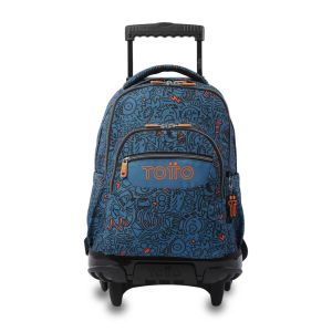 Mochila Escolar com Rodas Totto, Graffico