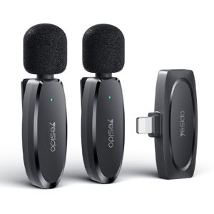 Microfones sem Fio Yesido KR14 70mAh, Preto