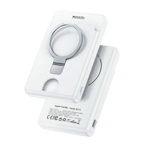 Power Bank Yesido YP73 com Carregamento sem Fio e Localizador, 5000mAh