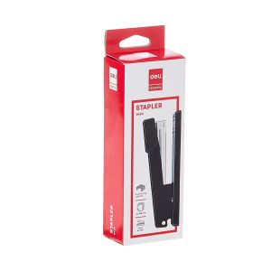 Agrafador Médio Deli Essential 0424, Preto