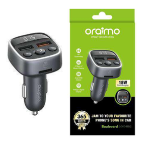 Carregador para Carro Oraimo, Cinza