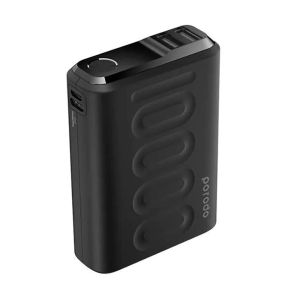 Power Bank Porodo 18W 10000mAh 3.0 Carregamento R pido Sensor PD-1092-BK
