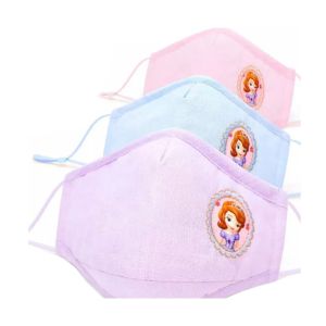 Pacote de 3 Máscaras de Protecção Para Crianças Frozen Modelo 1, 3 Cores