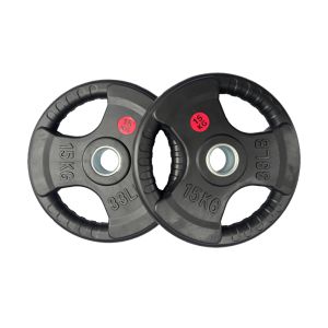 Par de Disco Olímpico de Borracha 33LB, 15 kg