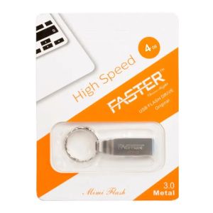 Pen Drive USB FASTER Mini Flash 3.0 Metal, 4GB