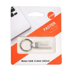 Pen Drive FASTER Metal USB Flash Drive, 64GB