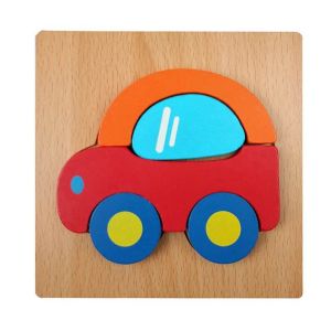 Puzzle de Blocos de Formas Viga Carro