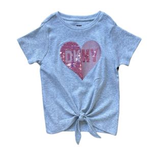 Blusa Infantil Dkny  7 Anos, Cinza