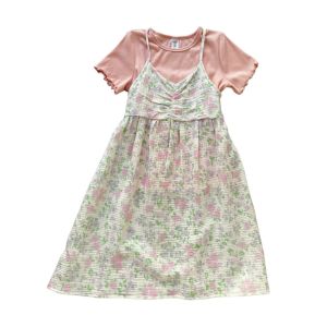 Vestido Infantil com Blusa Childrens Place 14 Anos, Pêssego