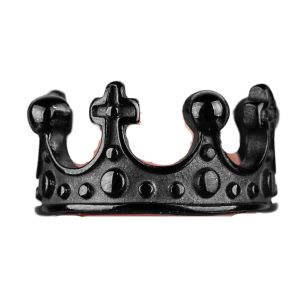 Anel Masculino Inox Preto 12274, Tamanho: 9