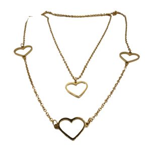 Colar Feminino Inox Dourado 20350