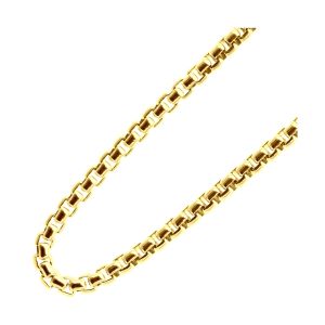 Colar Masculino de Aço Inoxidável Medalha 21862 Gold, 60mm