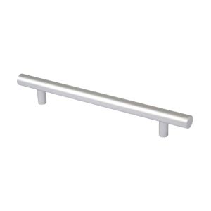 Puxador Para Móveis Bar Handle em Alumínio Prateado, 288 mm