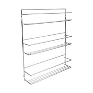 Porta Temperos Metálico Cromado, 3 Níveis