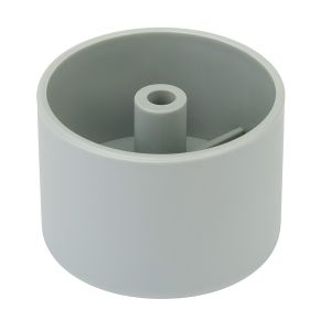 Pé de Coque Plástico Cinza, 43 mm