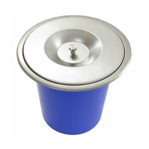 Balde de Lixo  Embuntir, Azul