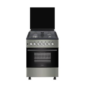 Fogão 60*60 Smart 4 Bocas Gás Forno Elétrico Lenora, Cinza