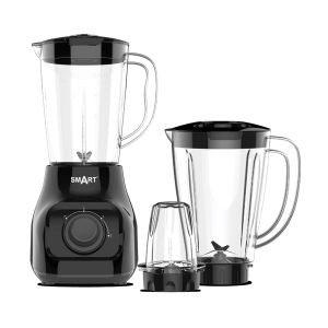 Liquidificador Smart 1L + Oferta Jarra 1.5L Moinho 400W, Preto