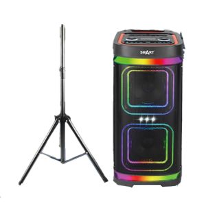 Coluna de Som Party Smart Appliances com Microfone e Tripé, 250W