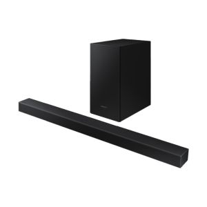 Sound bar Samsung T450 2.1 CH Subwoofer Sem Fio, Preto