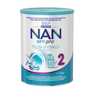 Leite Infantil Nestlé Nan 2 Optipro 6 a 12 Meses, 1.8 Kg